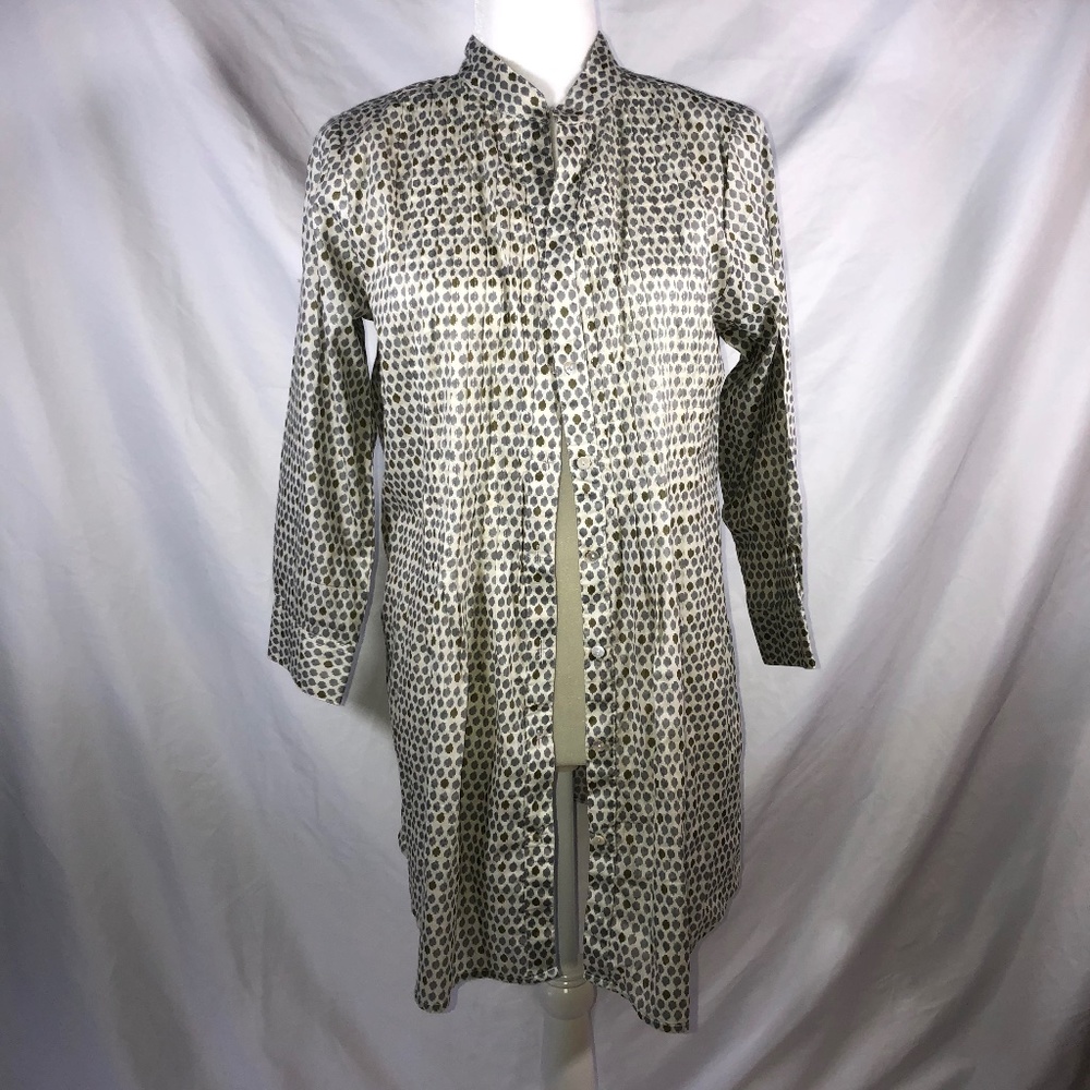 Rock, Flower, Paper Pleated Tunic